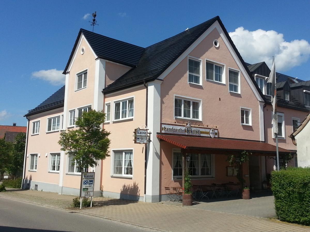 Landgasthof Krone Offingen Esterno foto